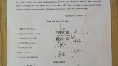 Humas Polres Pangkep Bungkam Saat Dikonfirmasi Terkait Kasus Dugaan Pemalsuan Dokumen