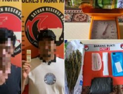 Transaksi Ganja 145 Gram Terendus, Dua Terduga Pelaku di Ringkus Polisi