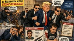 Detik-Detik Penembakan di Washington Hilton, Trump Diselamatkan Dinas Rahasia