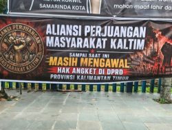 Spanduk Hak Angket Menggema di Samarinda, Aliansi Kaltim Kirim Sinyal Kuat