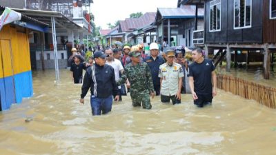 Banjir Rendam Sejumlah Titik di Bone, Bupati Turun Tangan Pantau Kondisi Warga