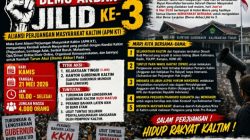 Demo Akbar Jilid III Mengguncang Kaltim, Massa 4.000 Orang Siap Kepung Kantor Gubernur