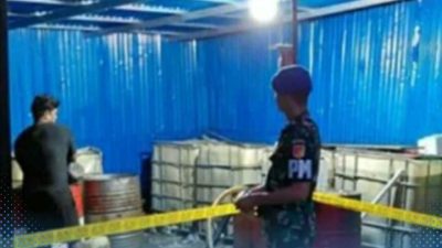 Markas Penimbun Solar Digrebek TNI, Empat Warga Sipil Diamankan