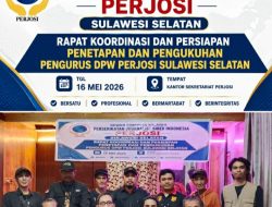 PERJOSI Sulsel Benahi Struktur, Siapkan Pengukuhan dan Program Pelatihan Jurnalistik