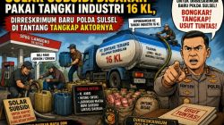 Solar Subsidi Dijarah Pakai Tangki Industri 16 KL, Dirreskrimum Baru Polda Sulsel di Tantang Tangkap Aktornya