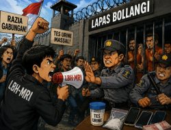 Lapas Bollangi Memanas! LBH MRI Minta Kapolda dan Pangdam Gelar Tes Urine Massal