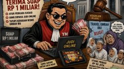 HAKIM PT MAKASSAR DIPECAT! Suap Rp1 Miliar Dipakai Judi Online dan Tutupi Bisnis Keluarga