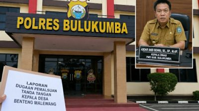 PMD Bulukumba Dinilai Mandul, Kasus Dugaan Pemalsuan Tanda Tangan Kades Jadi Sorotan