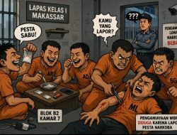 WBP Ditikam Gunting Usai Diduga Bongkar Pesta Narkoba di Lapas Makassar