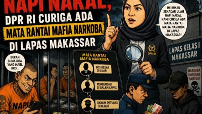 Bukan Lagi Ulah Napi Nakal, DPR RI Curiga Ada Mata Rantai Mafia Narkoba di Lapas Makassar
