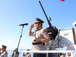 Tabur Bunga di Laut, Kapolda Sulsel Pimpin Penghormatan untuk Para Pahlawan Bhayangkara