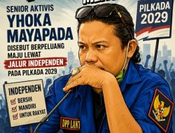 Sosok Figur Baru Mulai Mencuat, Senior Aktivis Yhoka Mayapada Disebut Berpeluang Maju Lewat Jalur Independen pada Pilkada 2029