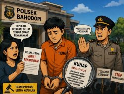 Lagi-Lagi Polsek Bahodopi Disorot, Penahanan Anak Wakil Ketua Ompren Family Diduga Tak Sesuai SOP