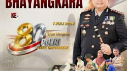 80 Tahun Mengabdi untuk Negeri, Suaraham.com Kaltim Sampaikan Apresiasi kepada Polri