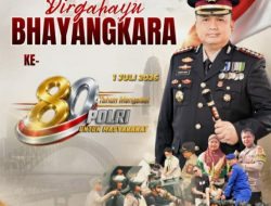 80 Tahun Mengabdi untuk Negeri, Suaraham.com Kaltim Sampaikan Apresiasi kepada Polri