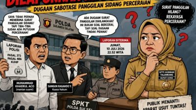 Usai Heboh Hak Angket, Kini Bupati Gowa Dipolisikan Mantan Suami, Dugaan Sabotase Sidang PA Makassar