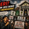 Ngeri! Seruan Aksi Akbar Mulai Menggema, 12 OKP Siap Geruduk DPRD Gowa Demi Rekomendasi Pansus