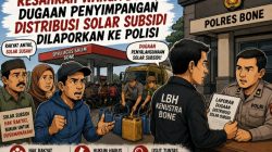 Resahkah Warga Bone, Akhirnya Dugaan Penyimpangan Distribusi Solar Subsidi Dilaporkan ke Polisi