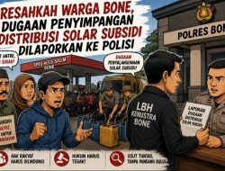 Resahkah Warga Bone, Akhirnya Dugaan Penyimpangan Distribusi Solar Subsidi Dilaporkan ke Polisi