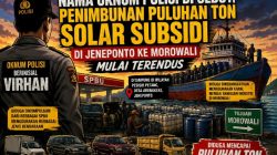 Nama Oknum Polisi di sebut, Penimbunan Puluhan Ton Solar Subsidi di Jeneponto Ke Morowali Mulai Terendus