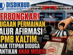 Terbongkar! Dugaan Permainan Jalur Afirmasi SPMB Kaltim, Anak Titipan Diduga Gantikan Anak Miskin