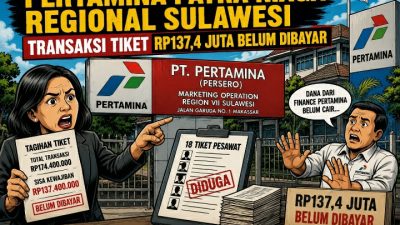 Seret Puluhan Nama Pegawai Pertamina Patra Niaga Regional Sulawesi, Transaksi Tiket Rp137,4 Juta Belum Dibayar