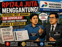 Rp174,4 Juta Menggantung! Penyedia Tiket Bersana Tim Advokasu Siap Datangi Pertamina Senin 3 Agustus