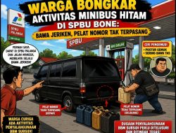 Warga Bongkar Aktivitas Minibus Hitam di SPBU Bone: Bawa Jeriken, Pelat Nomor Tak Terpasang