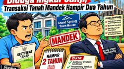 Grand Spring Town House Diduga Ingkar Janji, Transaksi Tanah 1.286 Meter Persegi Mandek Hampir Dua Tahun