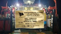 Tiket Tambahan KMP Raja Dilaut Dipertanyakan: Rp30 Ribu Dicoret, Diganti Tulisan Tangan Rp50 Ribu