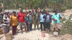 Gotong royong warga desa kilmasa membangun koperasi merah putih desa kilmasa. 