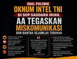 Soal Polemik Oknum Intel TNI di Sop Saudara Irian, AA Tegaskan Miskomunikasi dan Bantah Sejumlah Tuduhan