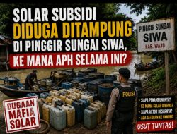 Terbongkar! Solar Subsidi Diduga Ditampung di Pinggir Sungai Pasar Siwa dan Dikirim ke Sultra via Kapal Kayu