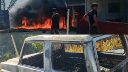Mobil Daihatsu Feroza Terbakar di Depan SPBU Libureng, Warga Ungkap Dugaan Aktivitas Penampungan Solar