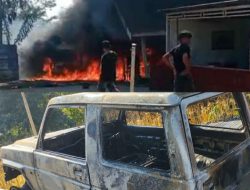 Mobil Daihatsu Feroza Terbakar di Depan SPBU Libureng, Warga Ungkap Dugaan Aktivitas Penampungan Solar