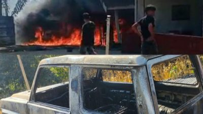 Mobil Daihatsu Feroza Terbakar di Depan SPBU Libureng, Warga Ungkap Dugaan Aktivitas Penampungan Solar