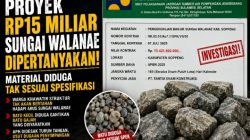 Proyek Rp15 Miliar Sungai Walanae Dipertanyakan, Material Diduga Tak Sesuai Spesifikasi