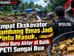 Empat Ekskavator Tambang Emas Jadi Pintu Masuk, Polisi Buru Aktor di Balik PETI Sungai Bua