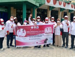 Setelah Samarinda, ABPEDNAS Kaltim Lanjutkan Pembagian Masker di Tenggarong