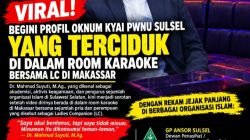 Begini Profil Oknum Kyai PWNU Sulsel yang Terciduk Didalam Room Karaoke Bersama LC di Makassar
