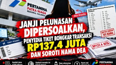 Janji Pelunasan Dipersoalkan, Penyedia Tiket Bongkar Transaksi Rp137,4 Juta dan Soroti Nama Dea