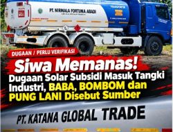 Siwa Memanas! Dugaan Solar Subsidi Masuk Tangki Industri, BABA, BOMBOM dan PUNG LANI Disebut Sumber