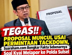 Tegas!! Proposal Muncul Usai Permintaan Tackdown, Suaraham.com Bongkar Fakta Sebenarnya Soal Sang Kyai