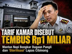 Tarif Kamar Disebut Tembus Rp1 Miliar, Mantan Napi Bongkar Dugaan Pungli dan ‘Sterilisasi’ Lapas Cibinong