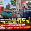 Puluhan Jeriken Diangkut Dua Motor Tiga Roda, Aktivitas Pengisian BBM di SPBU 74.919.84 Palopo Dipertanyakan