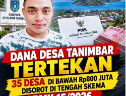 Dana Desa Tanimbar Tertekan, 35 Desa di Bawah Rp800 Juta Disorot di Tengah Skema PMK 15/2026