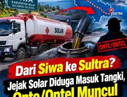 Dari Siwa ke Sultra? Jejak Solar Diduga Masuk Tangki, Onte/Ontel Muncul