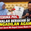 Diterima Pos, Malah Berakhir di Pengadilan Agama: Misteri Surat MA Bupati Gowa Makin Panas