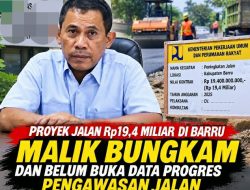 Proyek Jalan Rp19,4 Miliar di Barru, Malik Bungkam dan Belum Buka Data Progres Pengawasan Jalan