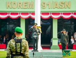 HUT ke-81 TNI, Danrem 091/ASN Tegaskan Profesionalisme dan Tanggung Jawab Prajurit